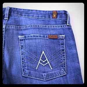7 For All Mankind Womens Jeans 31 x 33 A Pocket